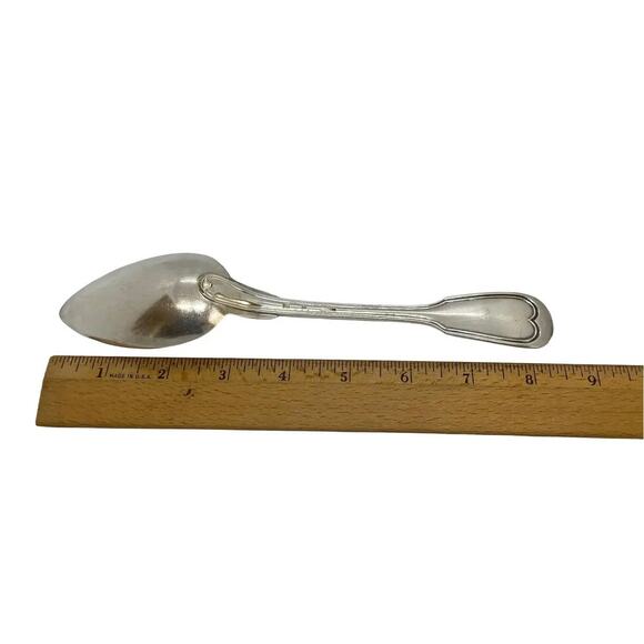 Late 19th Century Christofle “Chinon” Silver plate 7 Oval Table Serving Spoons - Picture 12 of 13